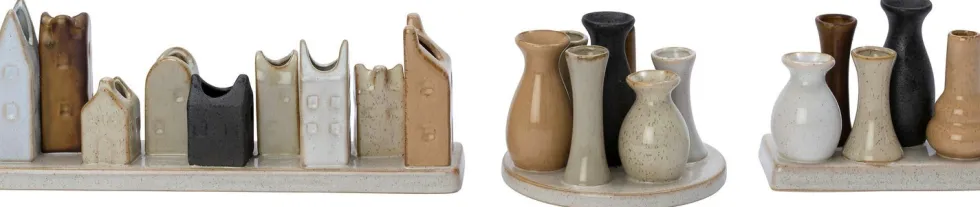 Intratuin vaasjes op plateau Serinty 14 x 7 x 10 cm