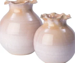 Intratuin vaas Jetta roze D 18 H 19 cm