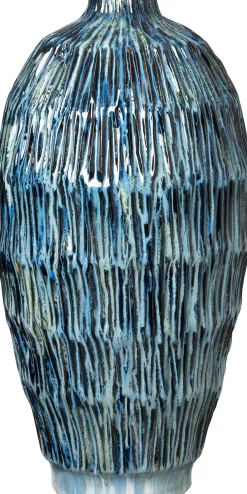 Intratuin vaas John blauw D 24,5 H 47,5 cm