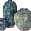 Intratuin vaas John blauw D 33 H 35 cm