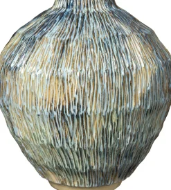 Intratuin vaas John blauw D 33 H 35 cm