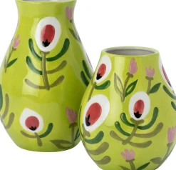 Intratuin vaas Kammy groen D 18,5 H 27 cm