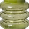 Intratuin vaas Keith groen D 12,5 H 28 cm