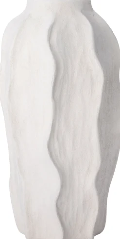 Intratuin vaas Kiel wit D 18 H 35 cm