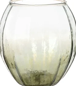 Intratuin vaas Leria groen D 16 H 17 cm