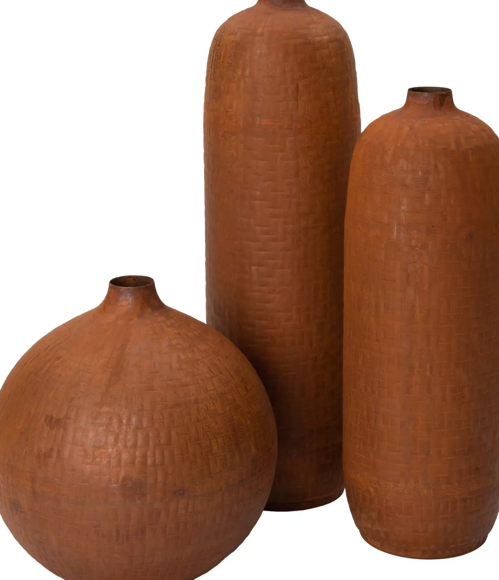 Intratuin vaas Lille bruin D 19 H 51 cm