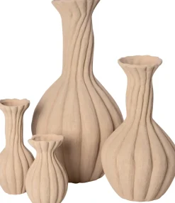 Intratuin vaas List beige D 10,5 H 16,8 cm