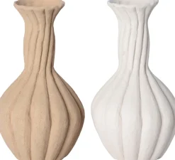 Intratuin vaas List beige D 28,5 H 64,7 cm