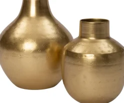 Intratuin vaas Loha goud D 11 H 15 cm