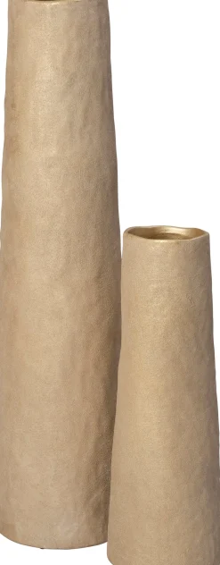 Intratuin vaas Lowca beige D 13 H 37,5 cm