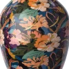 Intratuin vaas Mabi zwart D 21 H 31 cm