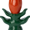 Intratuin vaas Marit oranje / groen 13 x 7 x 18,8 cm