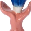 Intratuin vaas Marit roze / blauw 12 x 7,6 x 18 cm