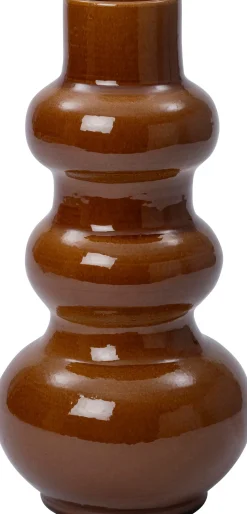 Intratuin vaas Maura bruin D 22 H 50 cm