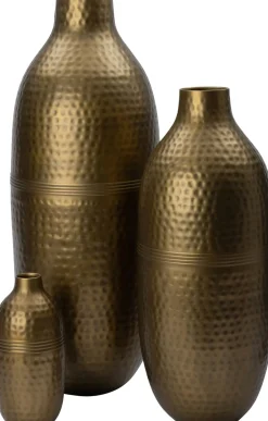 Intratuin vaas Mea goud D 14 H 30 cm