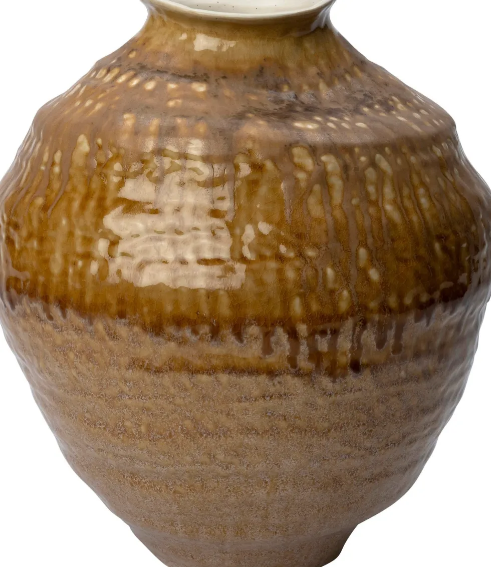 Intratuin vaas Mieke bruin D 25,7 H 29,8 cm