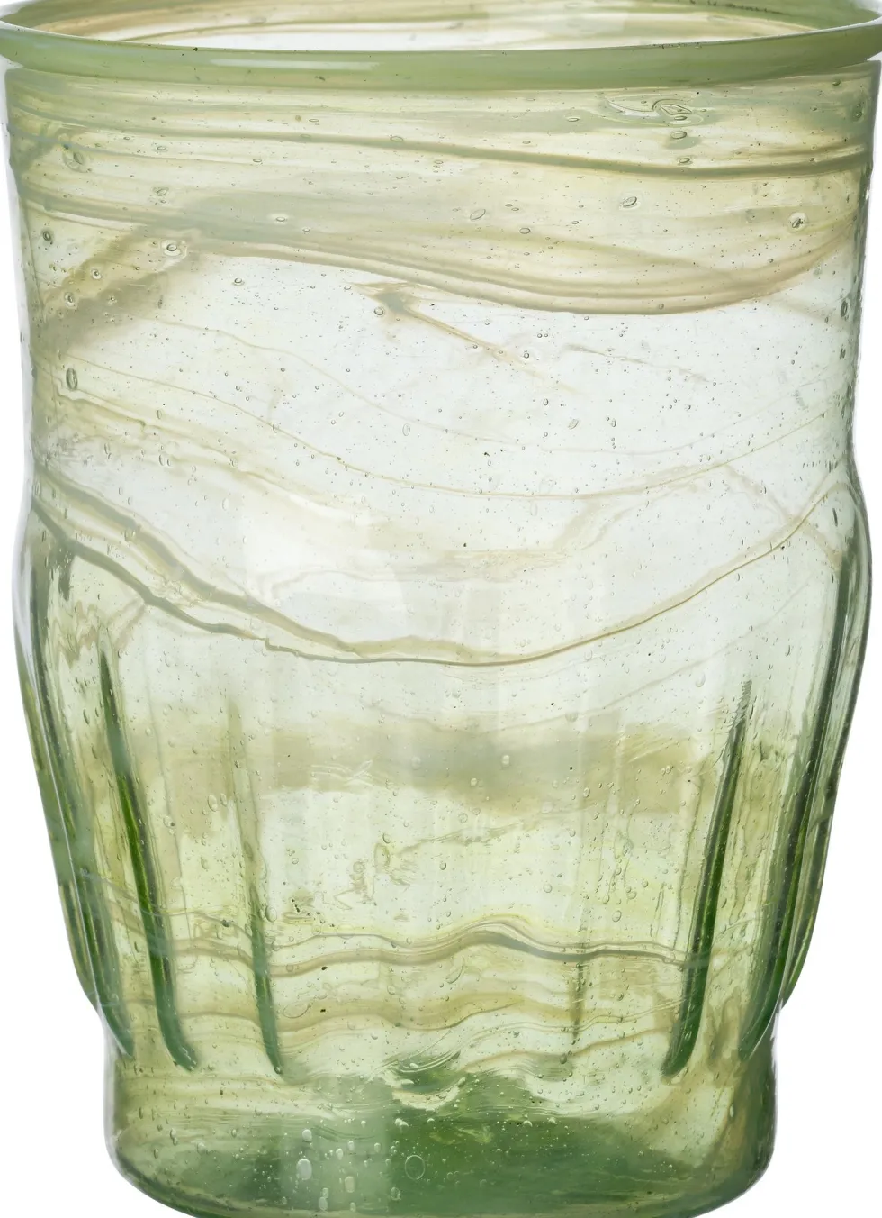 Intratuin vaas Mien groen D 13 H 13 cm