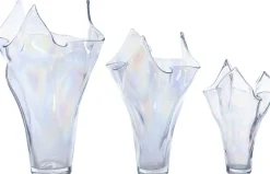 Intratuin vaas Minck transparant D 18,5 H 31 cm