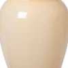 Intratuin vaas Moate crème D 15,5 H 23,1 cm