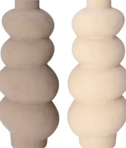 Intratuin vaas Nelson beige 18 x 16 x 44,3 cm