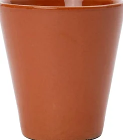 Intratuin vaas Neza oranje D 15 H 15 cm