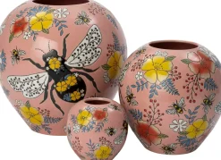 Intratuin vaas Nik roze D 11 H 11 cm
