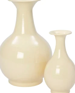 Intratuin vaas Nive geel D 24 H 39 cm