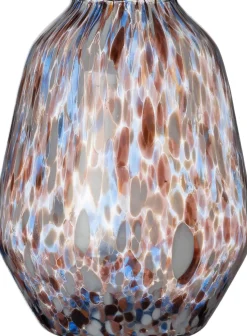 Intratuin vaas Noi bruin / blauw / grijs D 13 H 15 cm