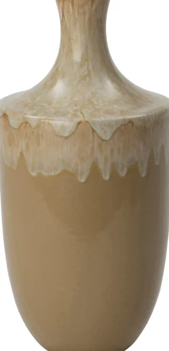 Intratuin vaas Novi beige / crème D 21 H 40 cm