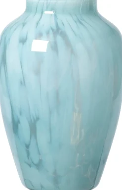 Intratuin vaas Oakham blauw D 20 H 30 cm