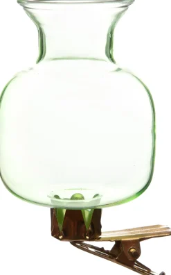 Intratuin vaas op clip groen D 3,9 H 7,6 cm