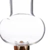 Intratuin vaas op clip transparant smal D 3,9 H 7,4 cm