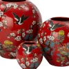 Intratuin vaas Peet rood D 20 H 20 cm