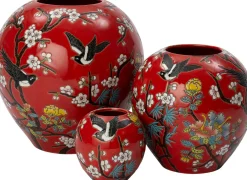 Intratuin vaas Peet rood D 20 H 20 cm