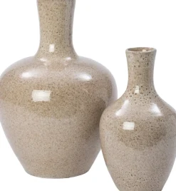 Intratuin vaas Roag beige D 24 H 35 cm