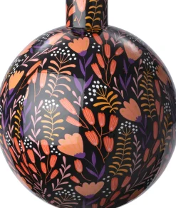 Intratuin vaas Sabi zwart / oranje D 35 H 40,5 cm