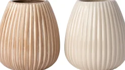 Intratuin vaas Sandra beige D 27 H 29 cm