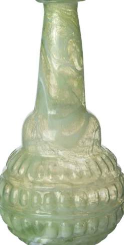 Intratuin vaas Shae groen D 11 H 21 cm