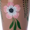 Intratuin vaas Shaine roze D 14 H 34 cm