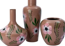 Intratuin vaas Shaine roze D 23 H 29 cm