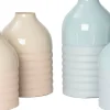 Intratuin vaas Shap beige D 22 H 27 cm