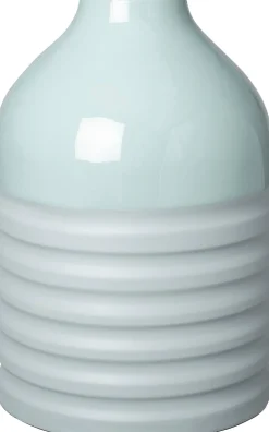 Intratuin vaas Shap blauw D 22 H 27 cm