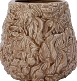 Intratuin vaas Shelley beige D 18,5 H 18 cm