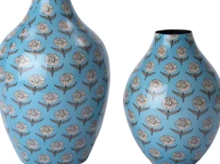 Intratuin vaas Tali blauw D 21 H 31 cm