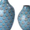 Intratuin vaas Tali blauw D 18 H 24 cm