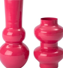 Intratuin vaas Tijs roze D 16 H 25,5 cm