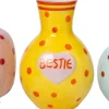 Intratuin vaas Tilst Love roze 14 x 14 x 16 cm