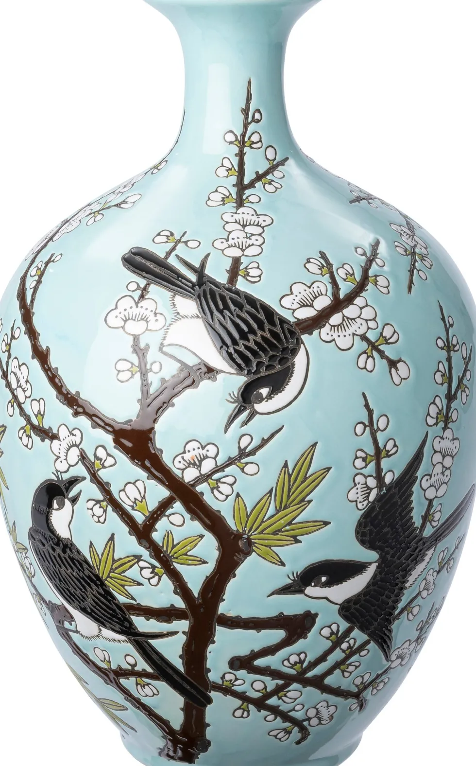 Intratuin vaas Uva blauw D 26 H 41 cm