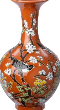 Intratuin vaas Uva oranje D 20 H 36 cm