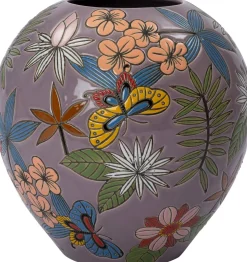Intratuin vaas Uva paars D 26 H 26 cm
